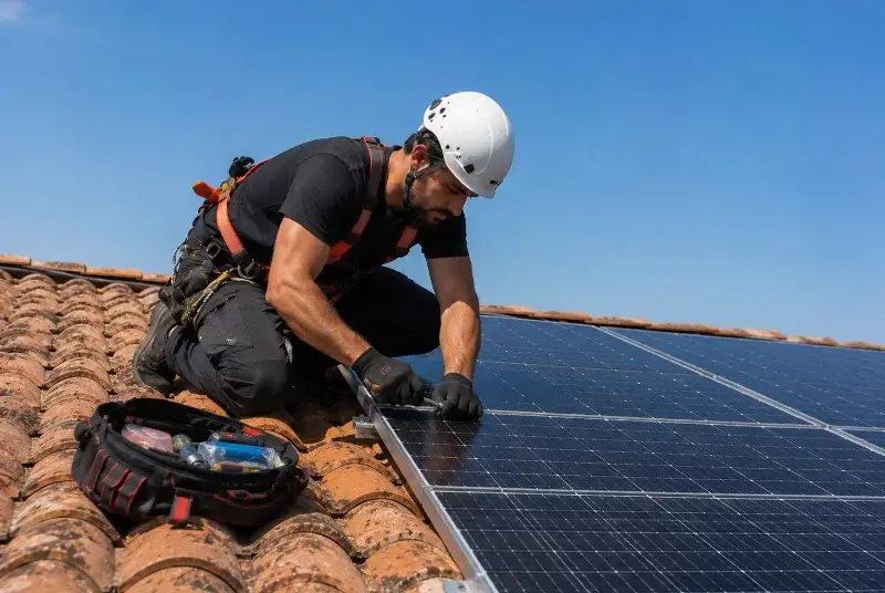 Maintenance et monitoring de panneaux solaires à Pléchâtel