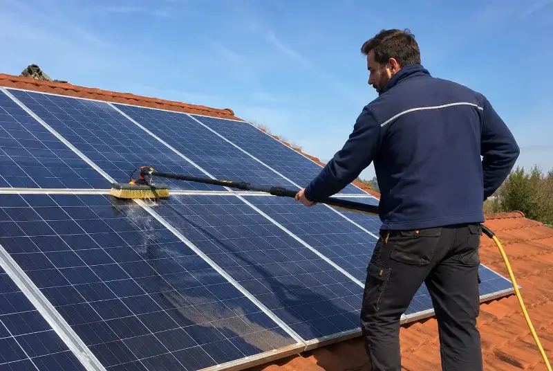 Nettoyage et entretien de panneaux solaires à Pléchâtel